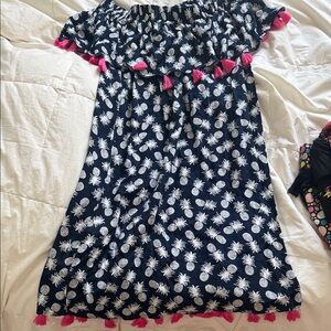 Navy and Pink Pineapple women’s  Dress
